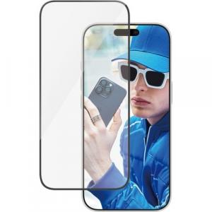 Szkło hartowane PanzerGlass Ultra-Wide Fit + EasyAligner do iPhone 16 Pro, czarna ramka