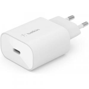 Ładowarka sieciowa Belkin Boost Wall USB-C PD 3.0 PPS 25W, biała