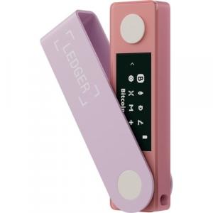 Portfel sprzętowy do kryptowalut i NFT Ledger Nano X, różowy