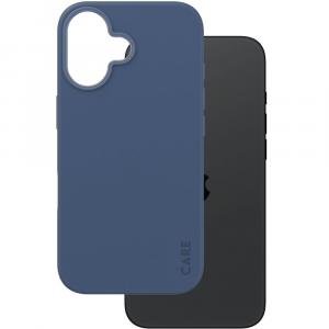 OUTLET: Etui Care by PanzerGlass Fearlessly Fashionable Case do MagSafe do iPhone 16, granatowe