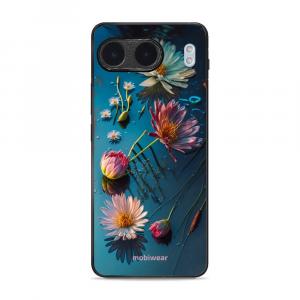 Etui ochronne do OnePlus Nord 4, Mobiwear Glossy Case, niebiesko-kwieciste