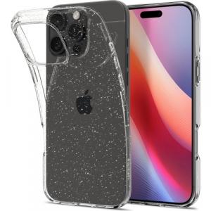 Etui Spigen Liquid Crystal Glitter do iPhone 16 Pro Max, przezroczyste z brokatem