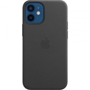 Etui Apple Leather Case MagSafe do iPhone 12 Mini, czarne