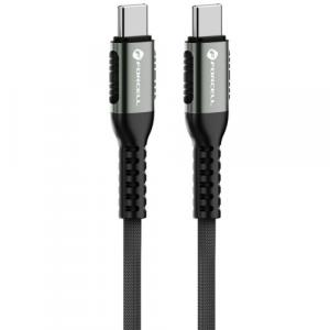 Kabel Forcell F-Energy C263 USB-C do USB-C, 5A, 240W, 1,2 m, czarny