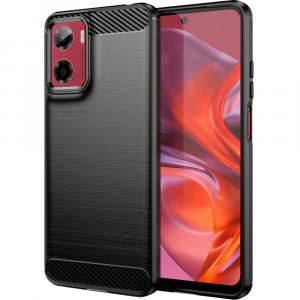 Etui Tech-Protect TPU Carbon do Motorola Moto G05 / E15, czarne