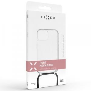 Etui FIXED Pure Neck do iPhone 15 Pro, czarne