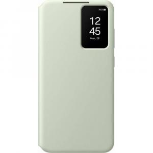 OUTLET: Etui z klapką Samsung Smart View Wallet Case do Galaxy S24 Plus, jasnozielone