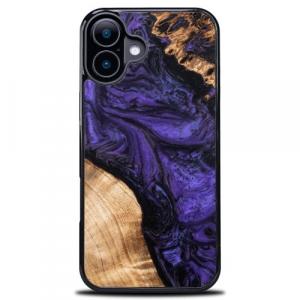 Drewniane etui Bewood Unique - Violet do iPhone 16