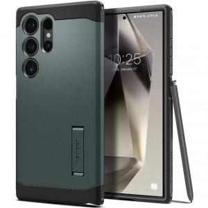 OUTLET: Etui Spigen Tough Armor do Galaxy S24 Ultra, zielone