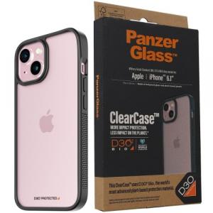 Etui antybakteryjne PanzerGlass ClearCase do iPhone 15, czarne