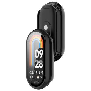 Etui ze szkłem do zegarka Bizon Case+Glass Watch do Xiaomi Smart Band 10, czarne