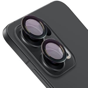 Szkło na aparat Bizon Glass Snap Lens do Oppo Reno13 Pro, 1 zestaw, czarna ramka