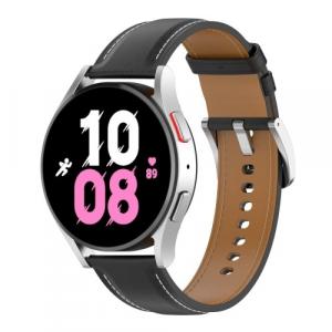 Pasek Bizon Strap Watch Casual 20 mm do Galaxy Watch FE/7/6/6 Classic/5/5Pro/4/4 Classic, czarny