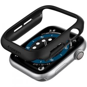 OUTLET: Etui Spigen Thin Fit Apple Watch SE/SE 2022/6/5/4 - 44mm, czarne