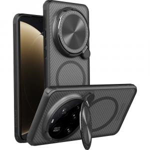 Etui Nillkin CamShield Prop Magnetic do Xiaomi 15 Ultra, przydymione z czarną ramką