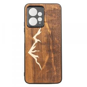 Drewniane etui Bewood do Redmi Note 12 4G, Góry Imbuia