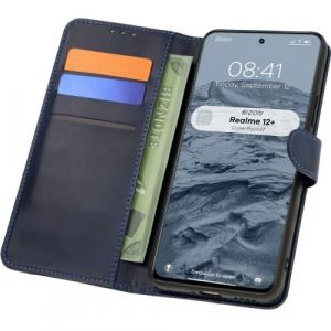 Etui z klapką Bizon Case Pocket do Realme 12+, granatowe