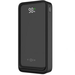 Powerbank Fixed Zen2 20, 20W 20000mAh USB-C PD, 2x USB-A z wyświetlaczem LCD, czarny