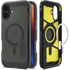 Etui Spigen Tough Armor Mag do MagSafe do iPhone 16, przydymione