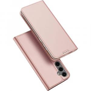 Etui z klapką Dux Ducis Skin Pro do Galaxy S25 Plus, różowozłote