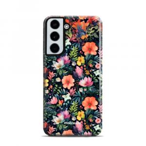 Etui ochronne do Galaxy S22, Mobiwear Elite Pro, kolorowo-kwieciste