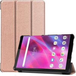 Etui Bizon Case Tab Croc do Lenovo Tab M8 Gen 3, różowozłote