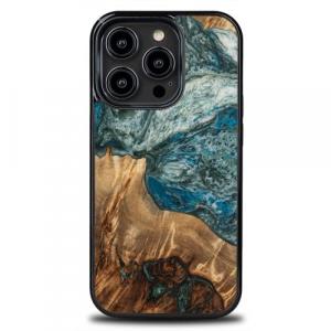 Drewniane etui do iPhone 14 Pro, Bewood Unique Planets Ziemia