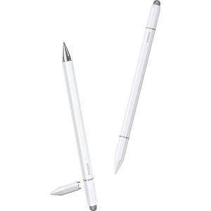 Uniwersalny, magnetyczny Rysik Baseus Smooth Writing 3 3w1 Passive Stylus Magnetic Version, biały