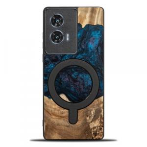 Drewniane etui do Motorola Edge 50 Fusion, Bewood Unique Planets Neptun do MagSafe