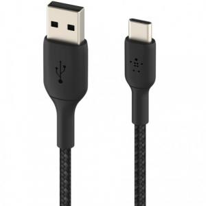 Kabel Belkin Boost Charge Braided USB-C do USB-A 3m, czarny