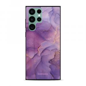 Etui ochronne do Galaxy S22 Ultra, Mobiwear Glossy Case, fioletowe