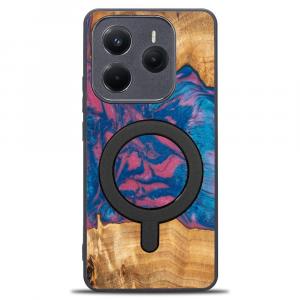 Drewniane etui do Xiaomi Redmi Note 14 5G, Bewood Unique Neons Vegas do MagSafe