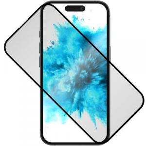 Szkło prywatyzujące Fixed Privacy Full Cover do iPhone 16 Pro Max, czarne ramki