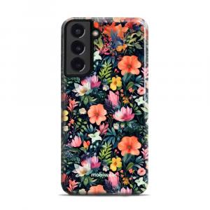 Etui ochronne do Galaxy S22 Plus, Mobiwear Elite Pro, kolorowo-kwieciste
