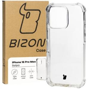 Elastyczne etui Bizon Case Salpa do iPhone 16 Pro Max, przezroczyste