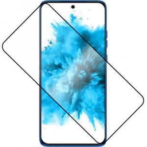 Szkło hartowane Fixed Full Cover 2.5D Tempered Glass do Motorola Edge 50 Neo, czarna ramka