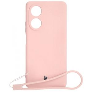 Etui Bizon Case Silicone do Oppo A58 4G, jasnoróżowe