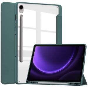 Etui Bizon Case Tab Clear Matt do Galaxy Tab S9 / S9 FE, ciemnozielone