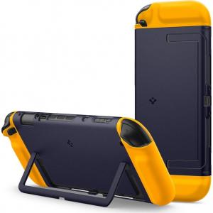 Etui Spigen Nano Pop do Nintendo Switch 2, granatowo-żółte