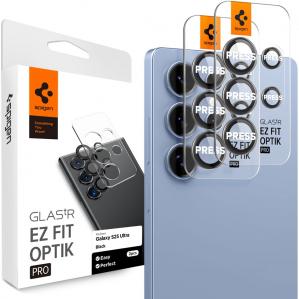 Szkło na aparat Spigen Glas.tR Ez Fit Optik Pro 2-Pack do Galaxy S25 Ultra, czarne