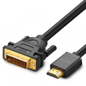 Dwukierunkowy kabel Ugreen przewód HDMI - DVI 1m, czarny