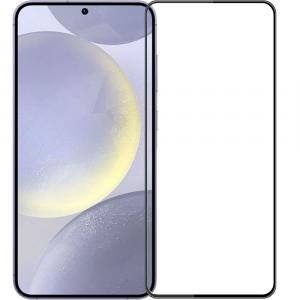 Szkło hartowane Mocolo TG + Full Glue do Samsung Galaxy S25, czarna ramka