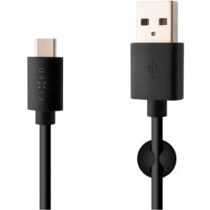 Kabel Fixed Data Cable USB-A / USB-C 1m, czarny