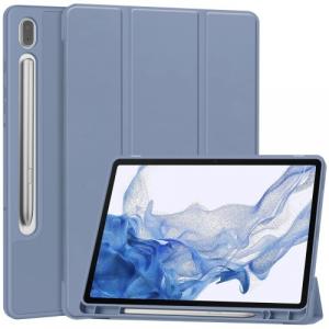Etui Bizon Case Tab Lizard do Galaxy Tab S9, szare