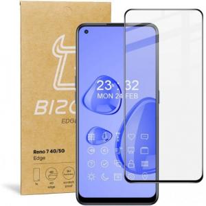 Szkło hartowane Bizon Glass Edge do Oppo Reno 7 4G/ 5G, czarne