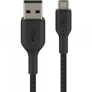 Kabel Belkin Boost Charge Braided USB-A do MicroUSB 1m, czarny