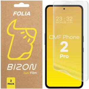 Folia matowa Bizon Glass Film Sun do Nothing CMF Phone 2 Pro, 2 sztuki