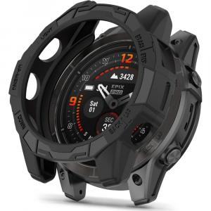 Etui Tech-Protect Defense Air do Garmin Fenix 7x / 7x Pro, czarne