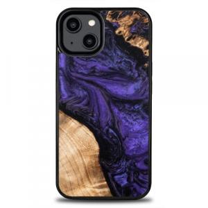 Drewniane etui Bewood do iPhone 14, Violet