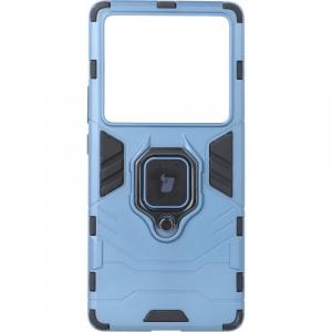 Etui Bizon Case Armor Ring do Vivo X80 Pro, niebieskie